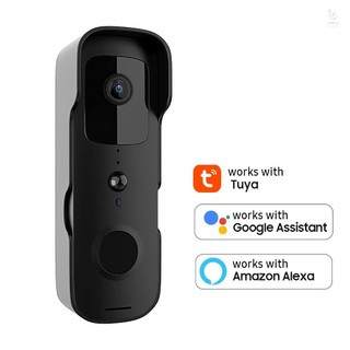 Chuông cửa Video thông minh tại nhà Camera chuông cửa WiFi không dây Chuông cửa ngoài trời chống nước Ứng dụng Tuy nhiên Điều khiển thông minh Hoạt động với trợ lý Điều khiển bằng giọng nói