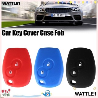 Chìa khóa điều khiển từ xa WTTLE, Chìa khóa bảo vệ chìa khóa ô tô 2 chai, Giá đỡ silicon Vỏ chìa khóa bảo vệ toàn diện cho Renault / Kangoo / Dacia / Scenic / Megane / Sandero / Captur / Twingo / Modus