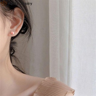 Khuyên Tai Gốm Thiết Kế Bàn Chân Mèo Đáng Yêu