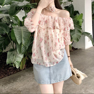 Đầm Lovito xếp nếp màu trơn phong cách thanh lịch cho nữ LNA64362