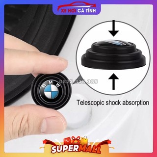 Nút dán giảm lực đóng bảo vệ cửa xe ô tô, miếng dán Silicon bảo vệ cửa ô tô logo các hãng xe