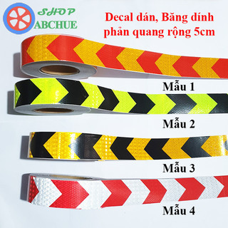 Băng Dính Phản Quang Dán Sườn xe tải, xe hơi Bán lẻ Cuộn từ 1m-10m