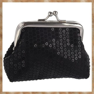 [S Z] Ví đựng tiền xu đính sequin dành cho nữ Ví Mini