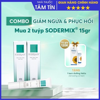 [CHÍNH HÃNG ] Sodermix Cream 15g Dùng cho sẹo lồi, sẹo phì đại, chàm Sodemix
