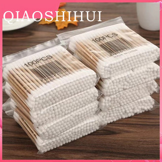 ⚡⚡100 Tăm bông y tế vệ sinh tai bằng gỗ tre sử dụng tiện lợi