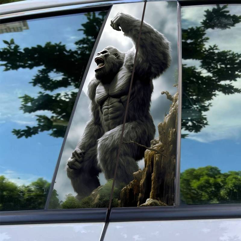 2024 New Car BC Column Center Column Stickers Personalized Painted Decoration Modification Protection Graffiti Creative Bumper Stickers o2K6