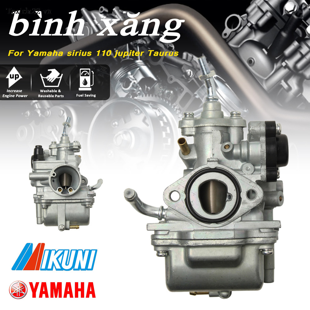 Mikuni Bình xăng Con Xe Yamaha sirius 110 jupiter Taurus bộ chế hoà khí sirius jupiter