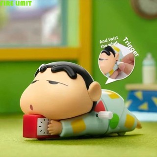 Fire LIMIT Crayon Shin-Chan Đồ chơi đồng hồ, Đồ chơi tăng tốc Anime tương tác leo núi, Quà tặng sinh nhật Phim hoạt hình vui nhộn Đồ chơi mô hình đồng hồ dễ thương Quà tặng mô hình