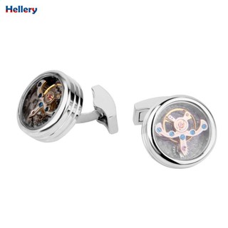 Hellery Men 'Movement Cufflinks Cuff Links Mới lạ
