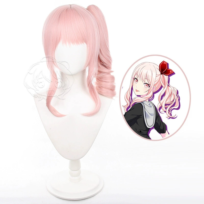 Tóc nữ màu hồng cho Project Sekai: Sân khấu đầy màu sắc Kỳ tích. Hatsune Miku AKIYAMA MIZUKI cho Ani