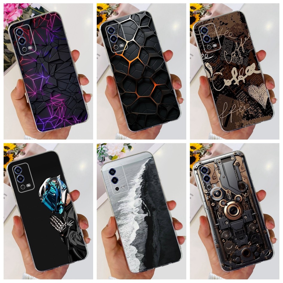 Dành Cho OPPO A55 4G Vỏ Bảo Vệ Silicon Mềm Mại Hoạt Hình Mát Mẻ Cho OPPO A55 4G CPH2325 A 55 OPPOA55