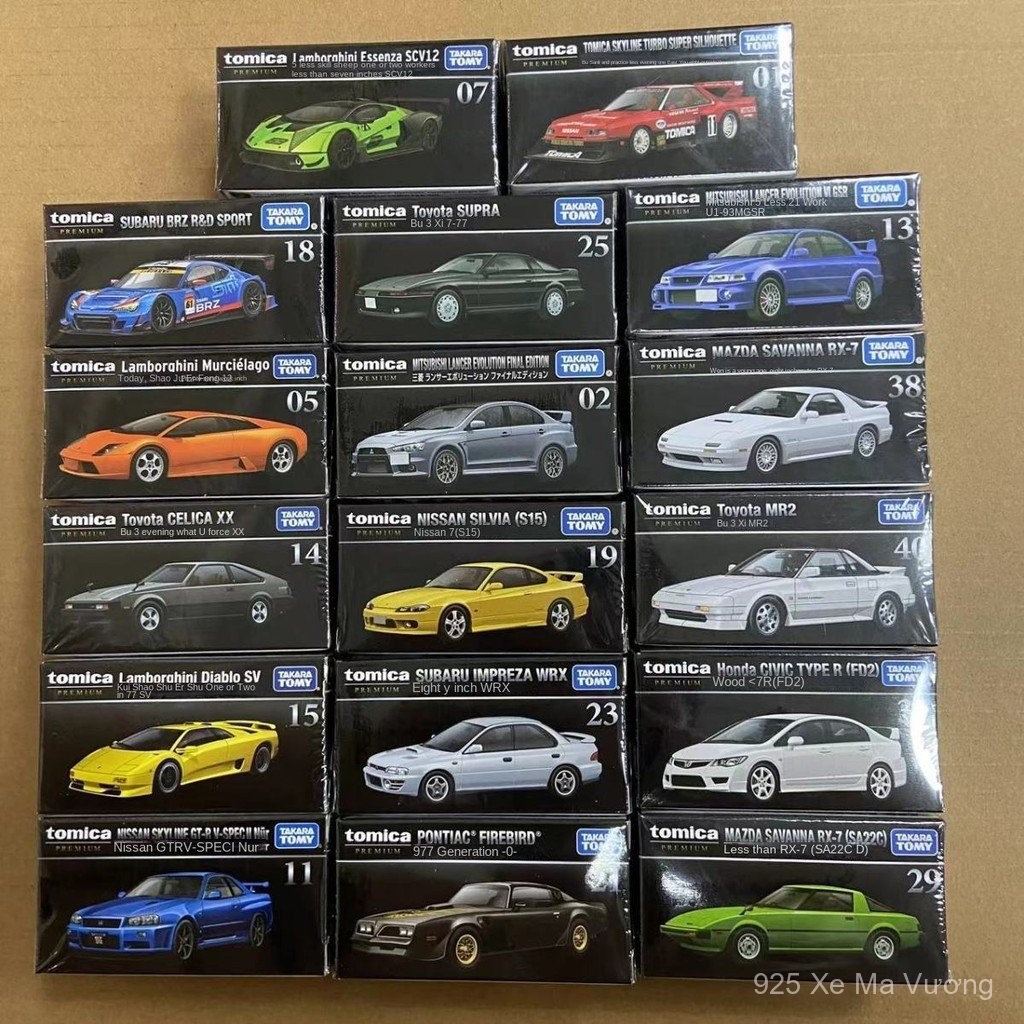 TOMY chính hãng xe hợp kim Domei hộp đen TP Series Lamborghini Subaru Xe Thể Thao Mẫu Quà Tặng Bộ sư