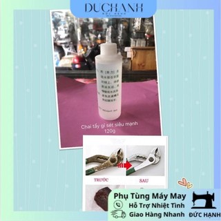 Chai tẩy gỉ sét trên vải