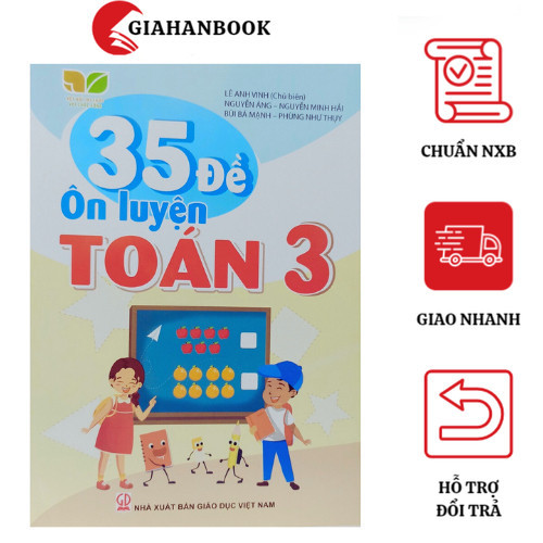 Sách - 35 đề ôn luyện Toán lớp 3 (Kết nối tri thức với cuộc sống)