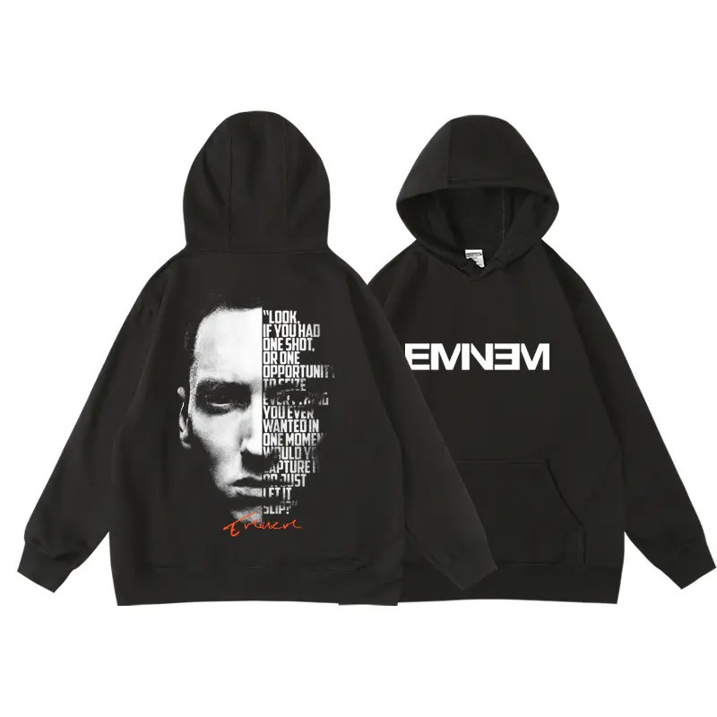 Áo Hoodie Eminem Áo Hoodie Cotton có mũ trùm đầu M-3XL