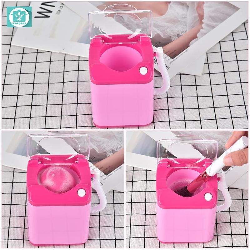 Mini Electric Makeup Brush Cleaner Dryer Cosmetic Sponge Washing Machine