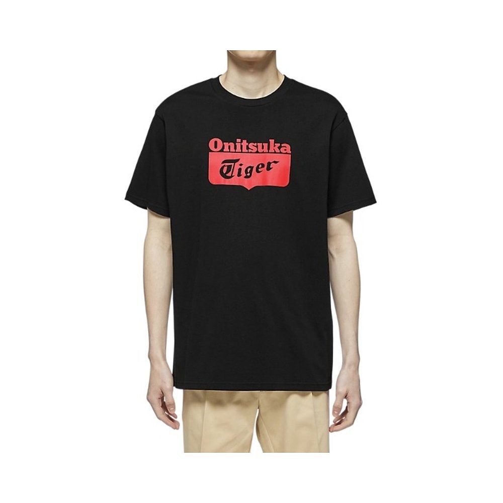 100% Cotton Onitsuka Tiger Onitsuka Tiger Áo thun ngắn tay thông thường