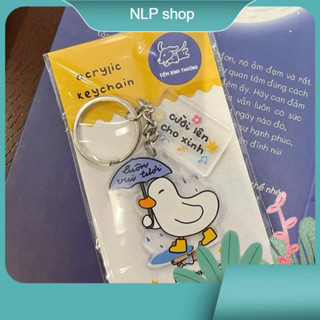 MÓC KHOÁ LỜI NHẮN QUÀ TẶNG CƯỜI LÊN CHO XINH