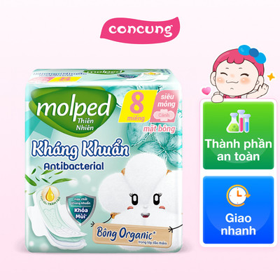 Băng vệ sinh Molped Kháng Khuẩn 8 miếng
