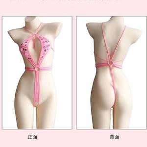 Áo liền thân bodysuit cắt xẻ buộc dây dễ thương cute anime nhật bản sexy cho nữ 6055