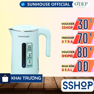  Ấm siêu tốc inox 2 lớp Sunhouse SHD1351 1.8 lít - Chính hãng - SSHOP SSO 