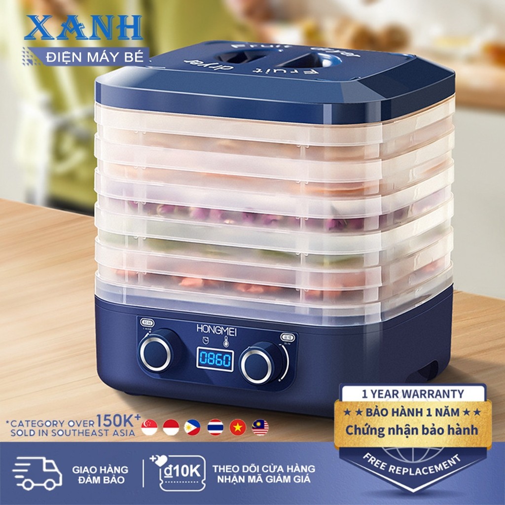 Máy sấy thực phẩm đồ ăn nhẹ trái cây rau thịt máy sấy gió thực phẩm máy sấy lạnh gia dụng