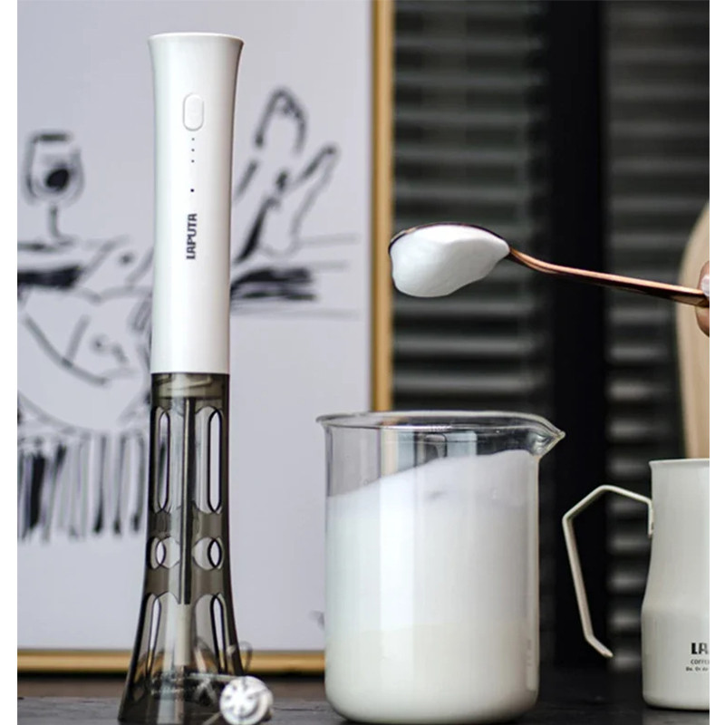Máy Tạo Bọt Sữa Cafe LAPUTA Máy Tạo Bọt Cà Phê Tự Động Máy Khuấy Sữa Cafe Cao Cấp
