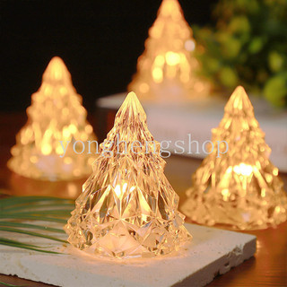 Ins Phong Cách Mini Pha Lê Iceberg Ánh Sáng Ngọn Lửa Cổ Tích Đèn Trang Trí Lễ Hội Nhà Đèn LED Khí Quyển Đèn Ngủ Tiệc Cưới Cung Cấp Quà Tặng Sáng Tạo Trang Trí Bàn