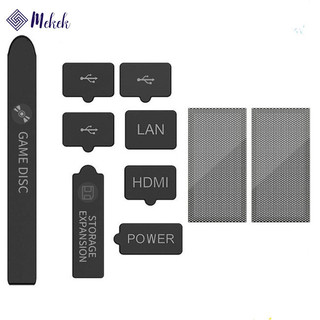 Jk2 10 Miếng Cắm Bụi Bộ Tương Thích Cho Xbox Series S X Chơi Game Máy Chủ Cổng Lọc Silicon Chống Bụi Mũ