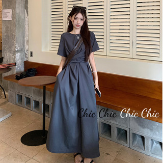Chic váy Đầm váy nữ body đầm Thể thao INS xu hướng Minimalist WLQ24708W4 28Z240710