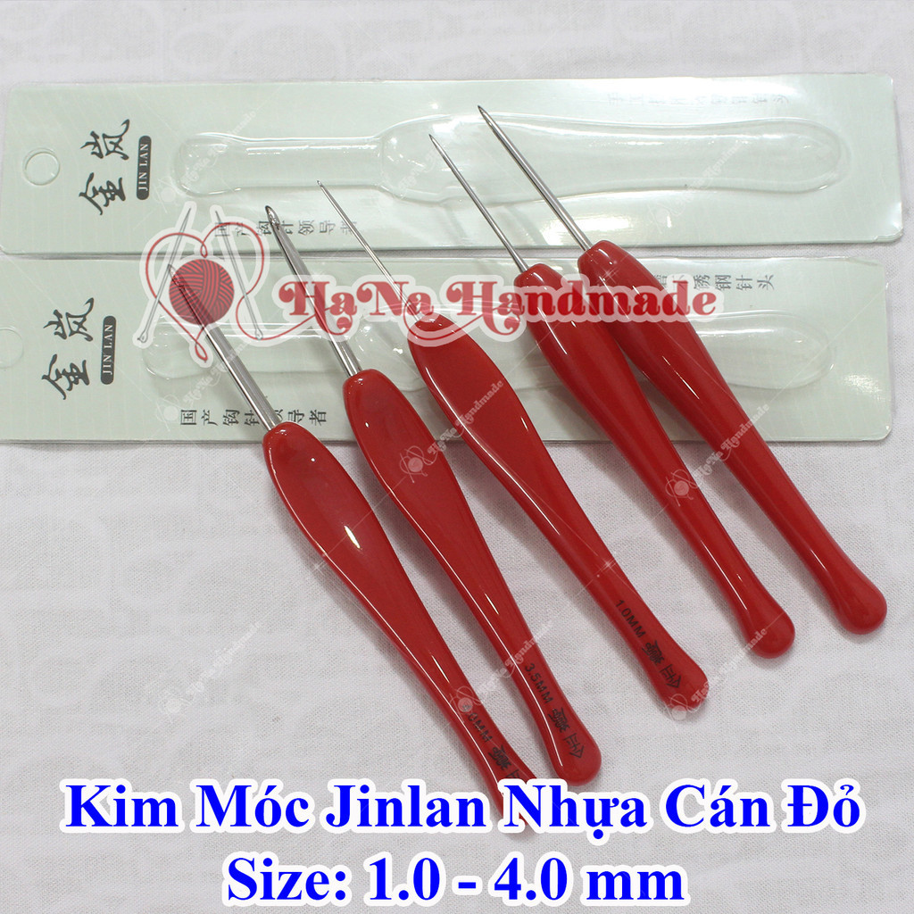 Kim móc Jinlan cán nhựa đỏ