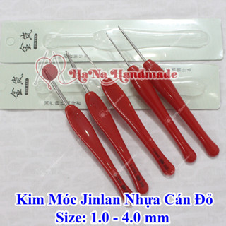 Kim móc Jinlan cán nhựa đỏ