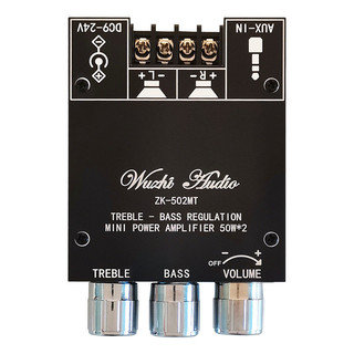 Zk-502mt ZK-1002MT audio MINI điều chỉnh tần số cao và thấp 2.0 âm thanh nổi Bluetooth bảng khuếch đại âm thanh mô-đun 50WX2 