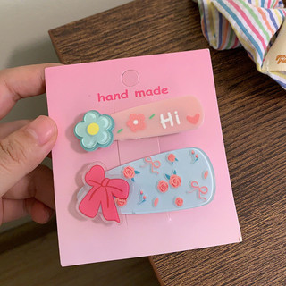 2 Cái / bộ Bé Gái Kẹp Tóc Hoa Nơ Kẹp Tóc