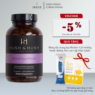Viên uống hỗ trợ cải thiện giấc ngủ Image Skincare Hush & Hush Mind Your Mind (60v)