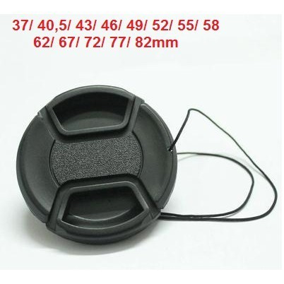 Nắp trước ống kính máy ảnh, nắp trước len không logo - Đủ cỡ