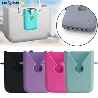 Giá đỡ điện thoại LUCKY Phụ kiện quyến rũ, Đầu nối điện thoại lưu trữ silicon, Phụ kiện lắp ngoài trời Cắm trại Đi bộ đường dài Giá đỡ điện thoại di động Phụ kiện đính kèm cho túi đi biển