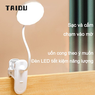 TAIDU Đèn bàn LED có thể kẹp và có thể đứng bảo vệ mắt nghiên cứu ánh sáng ban đêm phòng ngủ đèn ngủ nghiên cứu