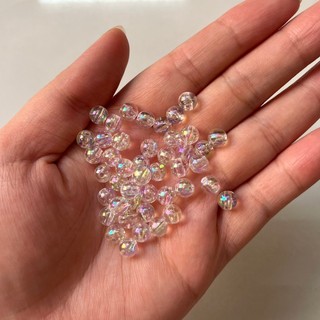 20-100g hạt nhựa tròn xà cừ 6mm