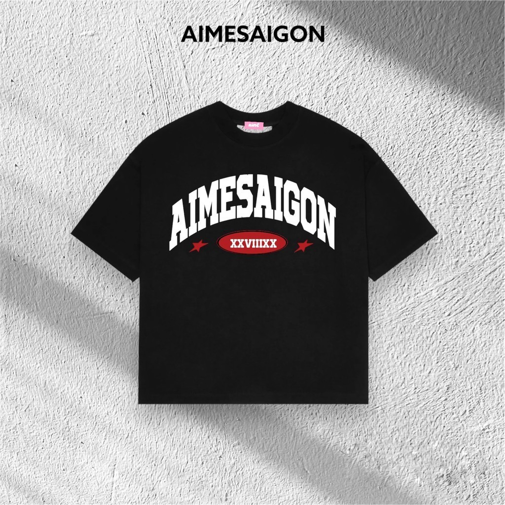 Áo Thun Big Boxy Local Brand AIMÉ Cotton Cổ Tròn Form Rộng Unisex Nam Nữ "AIMESAIGON XXVIIIXX" Oversize Streetwear Hot T | BigBuy360 - bigbuy360.vn