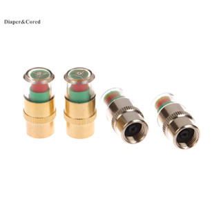 Diaper & CORED 1 Bộ Phụ Kiện DIY Đồng Hồ Đo Áp Suất Lốp Xe Ô Tô Báo Cảnh Báo Giám Sát Nắp Van Cảm Biến Phát Hiện Van Bên Ngoài Monito YTH