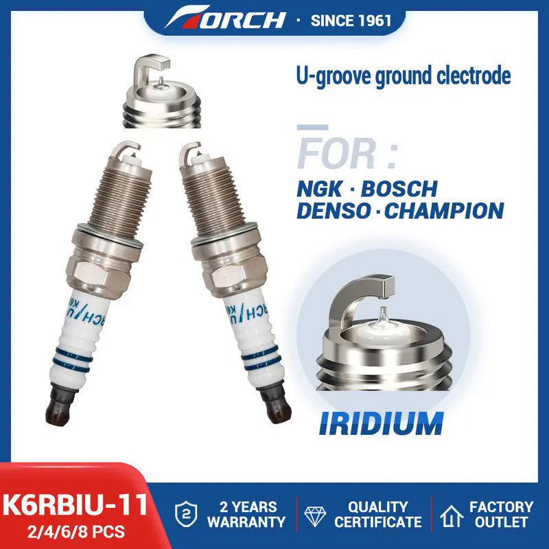 2-8 Chiếc Nến Iridium Thay Thế Cho IZFR6K11 Denso SKJ20DR-M11 HONDA 12290-PND-A01 12290-PND-A010-M1 