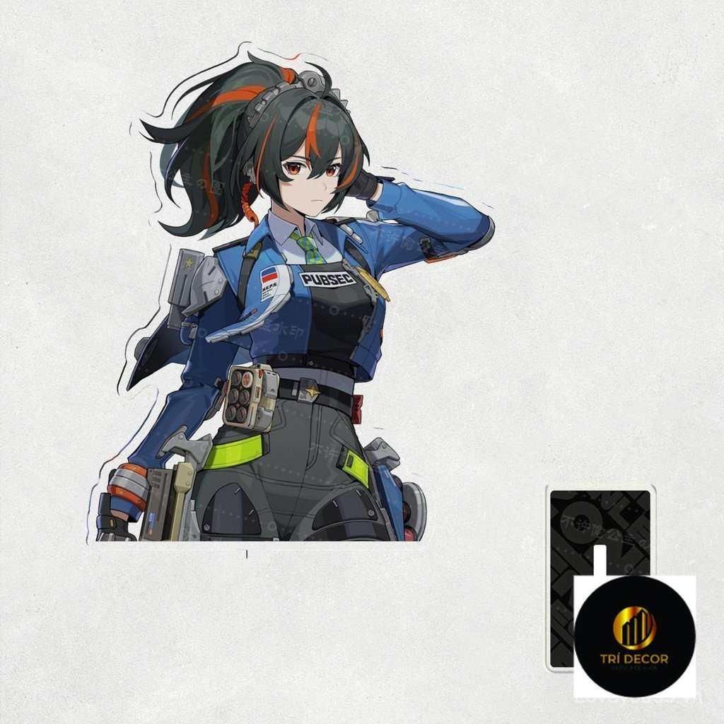 [Trong kho] Zenless Zone Zero Anime Xung quanh Acrylic xen biển báo 15cm khôn ngoan Belle anby Demar