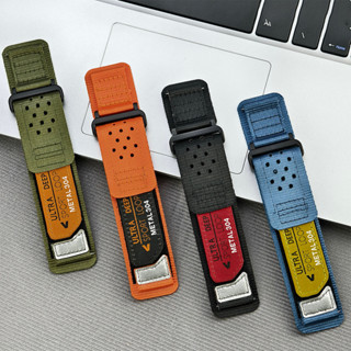 Dây đeo Nylon chiến thuật Tương thích cho Samsung Galaxy Watch 7 6 5 4 40mm 44mm Dây đeo thay thế phát hành Quicak cho Huawei GT3 Pro 26mm