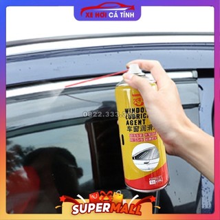 xịt chống Kẹt kính lão hoá cao su bảo dưỡng làm mới bôi trơn gioăng kính, bôi trơn cửa nóc ô tô chuyên dụng