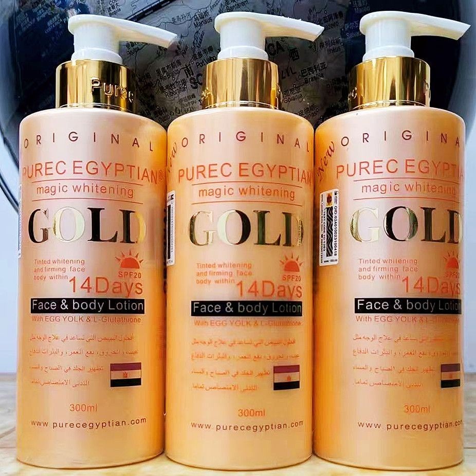 Kem Dưỡng Trắng Da Toàn Thân PUREC EGYPTIAN magic White GOLD 14 Days