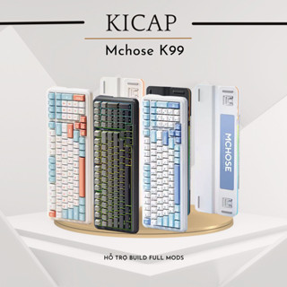 Bàn phím cơ Mchose K99 V2 full size văn phòng 3 chế độ kết nối, có tạ, RGB, siêu ngon, âm nhỏ, gõ êm