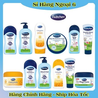 Sữa Tắm Gội, Kem Dưỡng Da, Kem hăm, Dầu Massage Cho Trẻ Sơ Sinh Bubchen Đức - Nội địa Đức Đủ Bill [Hot]