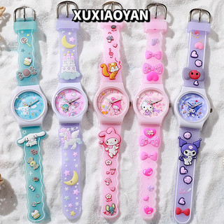 Verve Kids Mới Đồng Hồ Đeo Tay sanrio melody cinnamoroll 3d Dây Silicon Chống Thấm Nước Dành Cho Trẻ Em WWA2440UK2 16Z240418