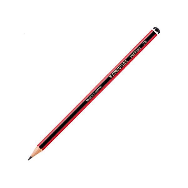 Bút Chì Gỗ 2B Staedtler Tradition 110-2B - Thân Sọc Đỏ Đen